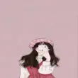 Tải ngay ảnh avatar nữ che mặt cute cho trang cá nhân nổi bật
