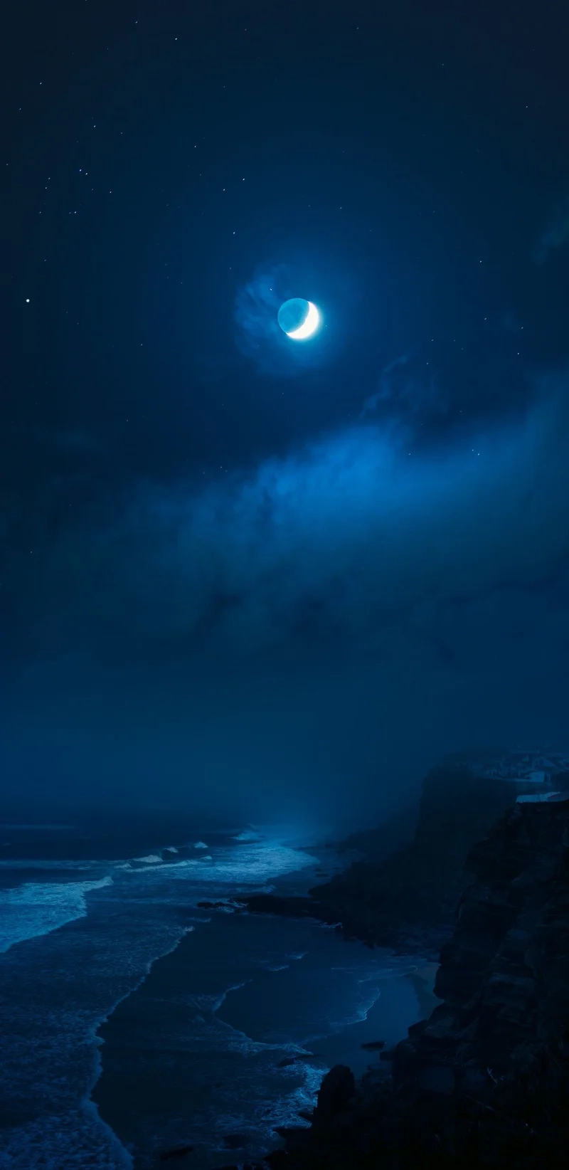 Ngắm đêm yên bình với ảnh avatar bầu trời đêm