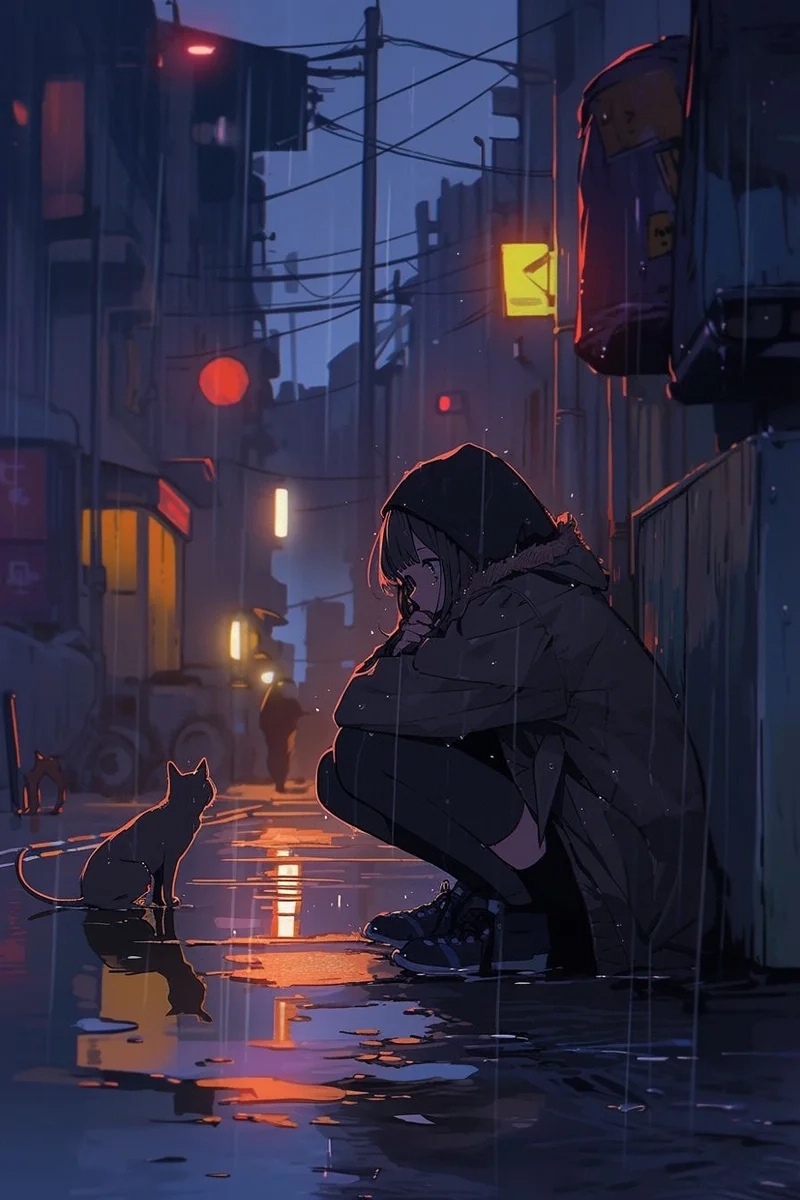 Thể hiện cô đơn nhẹ nhàng với avatar buồn tâm trạng cô đơn