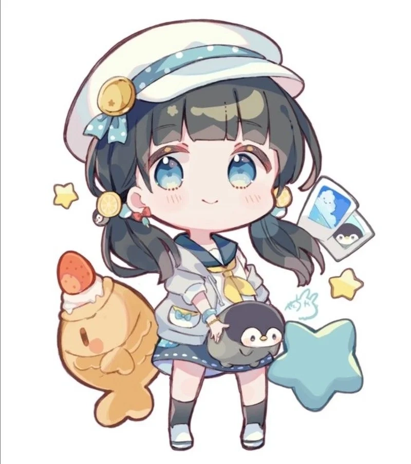 Mang nét dễ thương cho hồ sơ với avatar chibi nữ cute