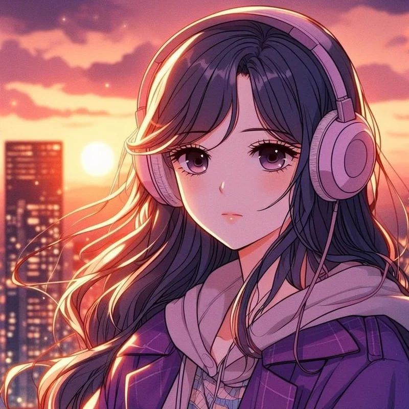 Chạm tới tâm trạng qua avatar cô đơn nữ anime thật nhẹ nhàng