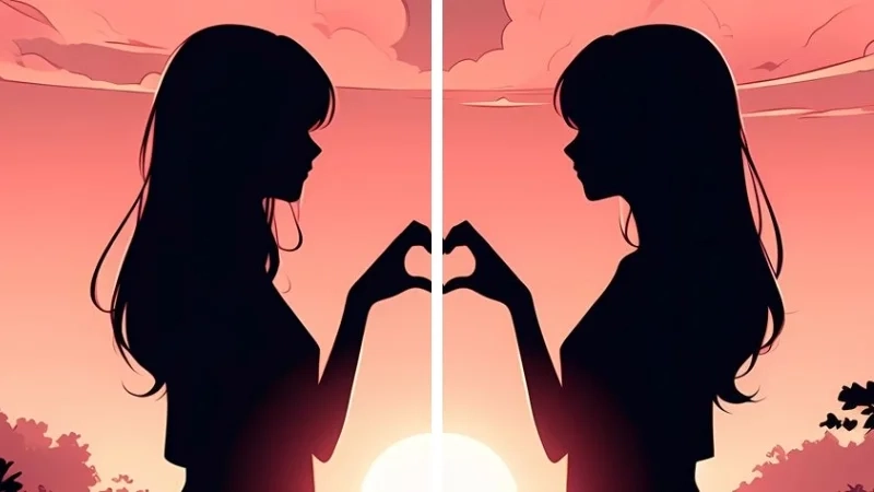 Thêm nét dễ thương cho cặp đôi bằng avatar đôi nữ cute