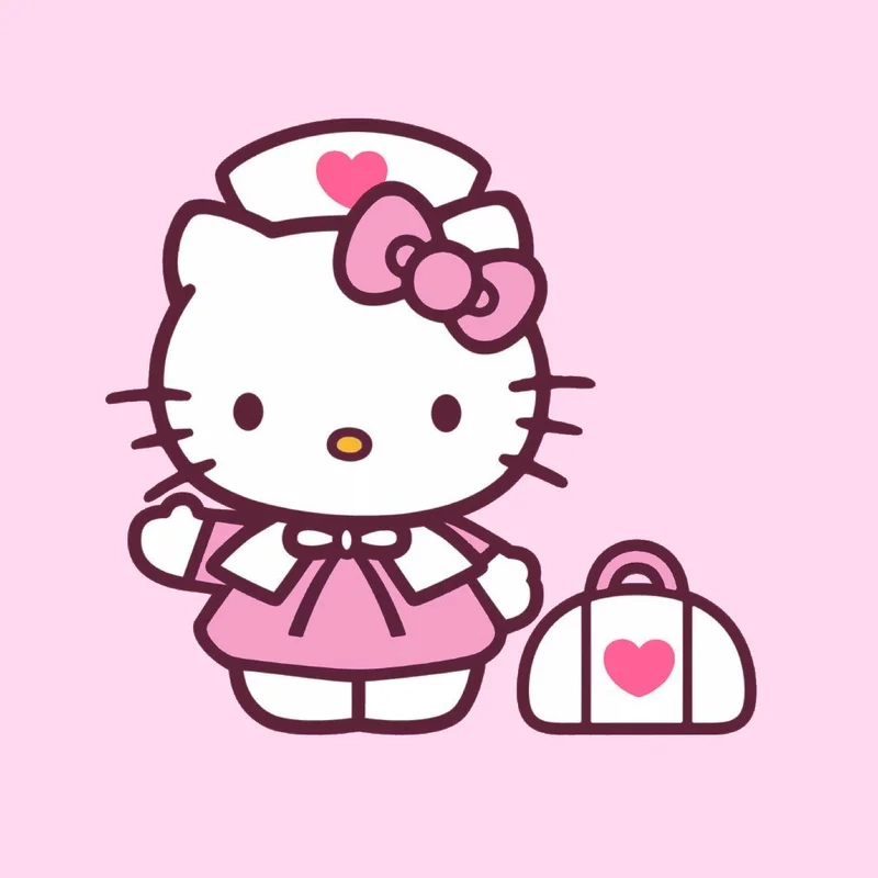 Thêm nét hài hước vui nhộn với avatar hello kitty bựa