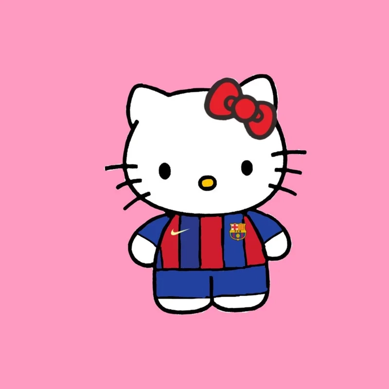 Tạo dấu ấn dễ thương cùng avatar hello kitty vô tri cute