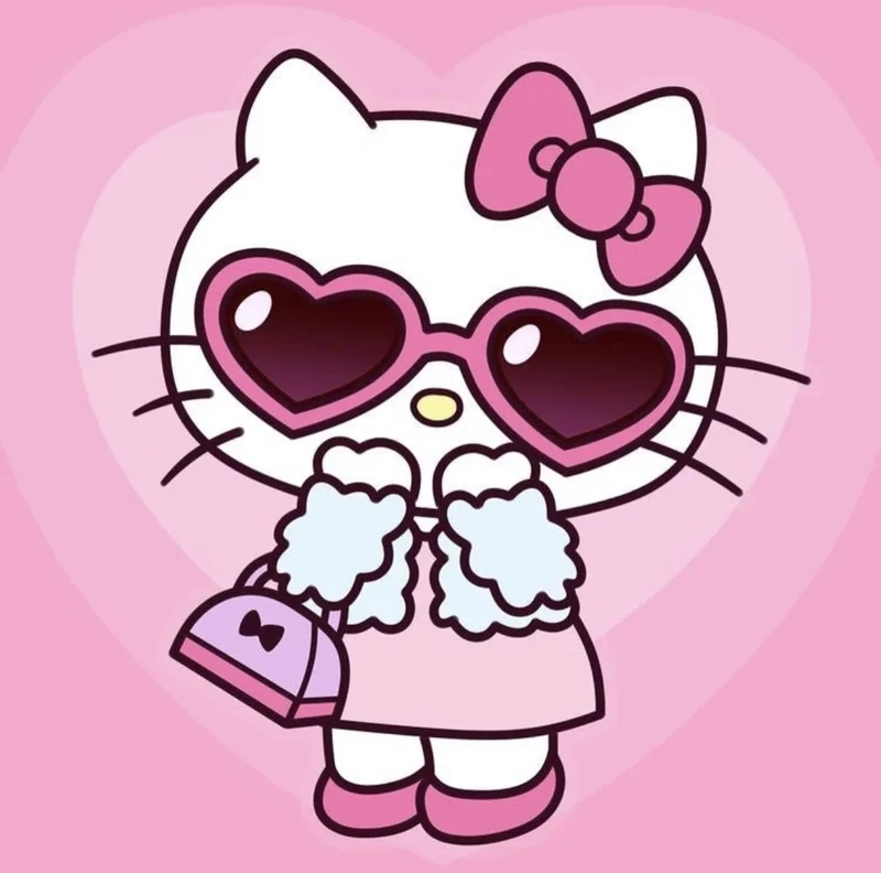 Tạo profile cá tính cùng ảnh avatar hello kitty vô tri