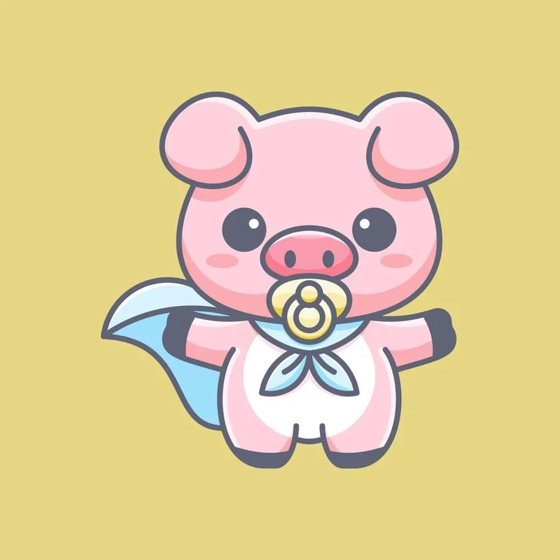 Khám phá phong cách đáng yêu của avatar con heo cute