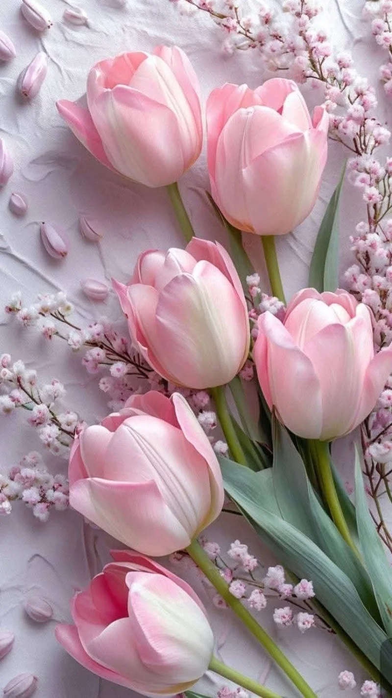 Thể hiện phong cách tinh tế với avatar hoa tulip