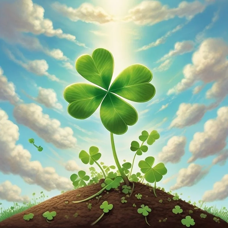 Thể hiện cá tính với avatar cỏ 4 lá may mắn