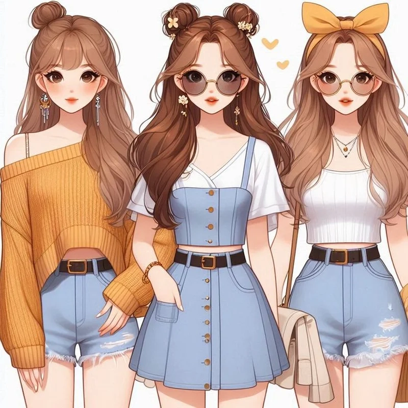 Thư giãn cùng avatar nhóm 3 người vô tri cực hài hước