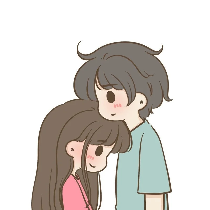 Thể hiện cảm xúc cùng avatar đôi anime tình yêu