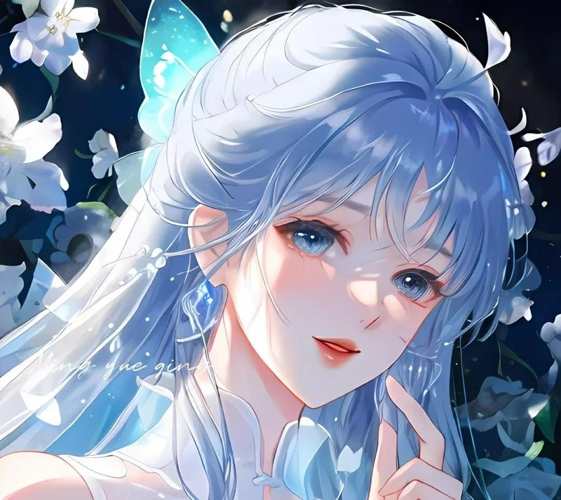 Thêm điểm nhấn thú vị với avatar xanh dương cute