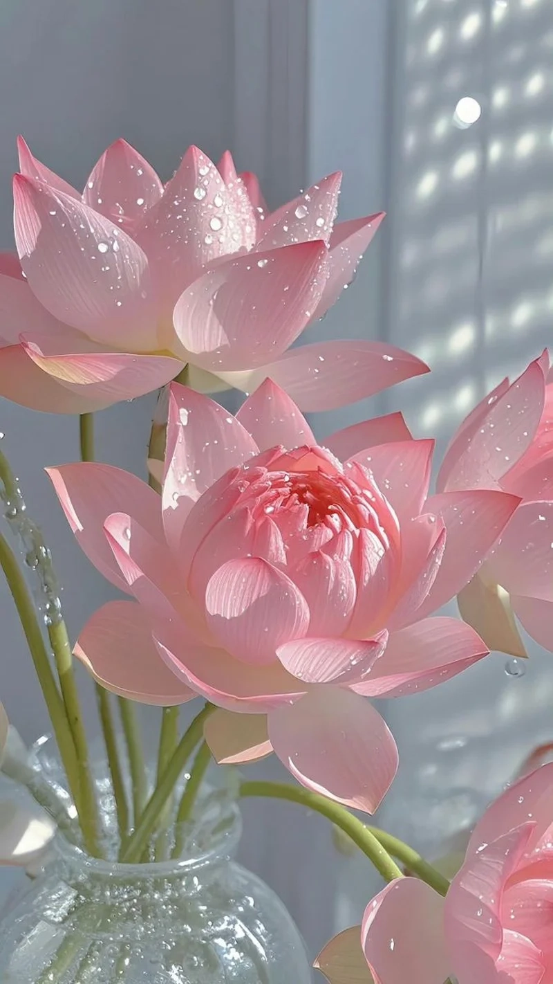 Tận hưởng vẻ rực rỡ từ ảnh hoa sen đẹp