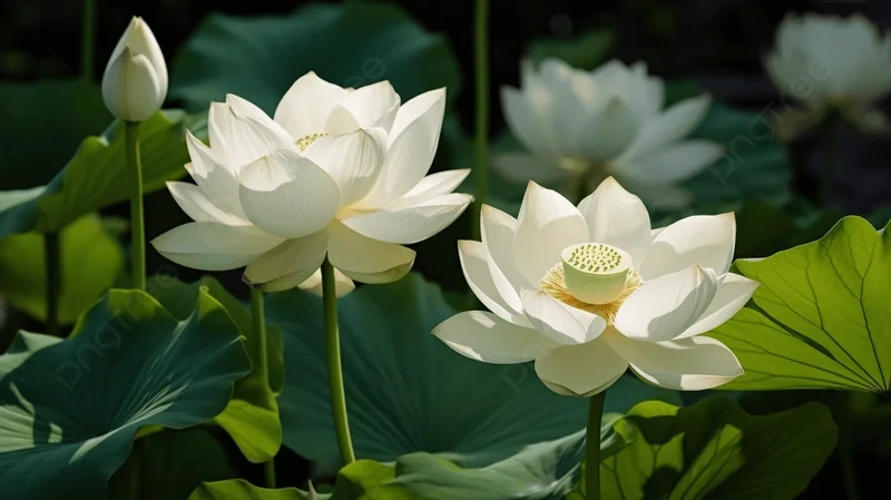 Tạo điểm nhấn nhẹ nhàng với avatar ảnh hoa sen trắng