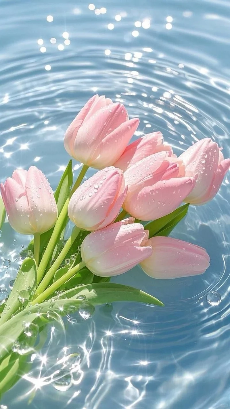 Sắc đẹp hoàn hảo trong ảnh hoa tulip đẹp nhất