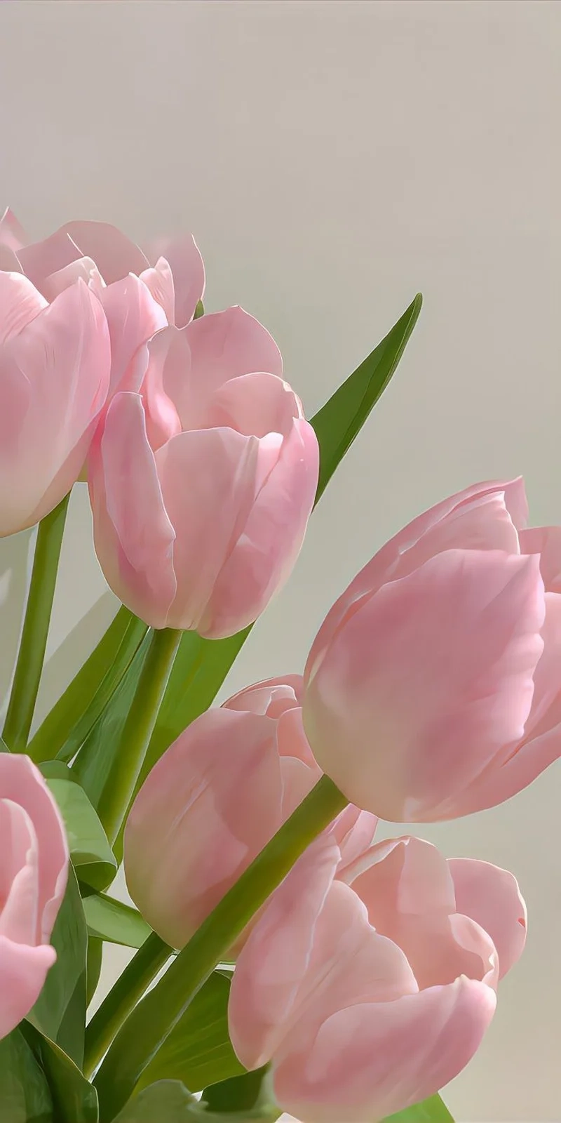Mỗi cánh hoa là niềm vui với ảnh hoa tulip hồng