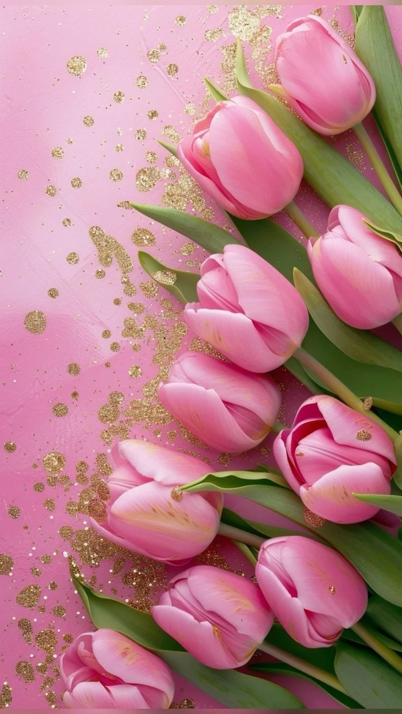 Vẻ đẹp tự nhiên của ảnh bông hoa tulip khiến lòng say