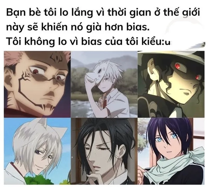 Biểu cảm hài hước của meme husbando