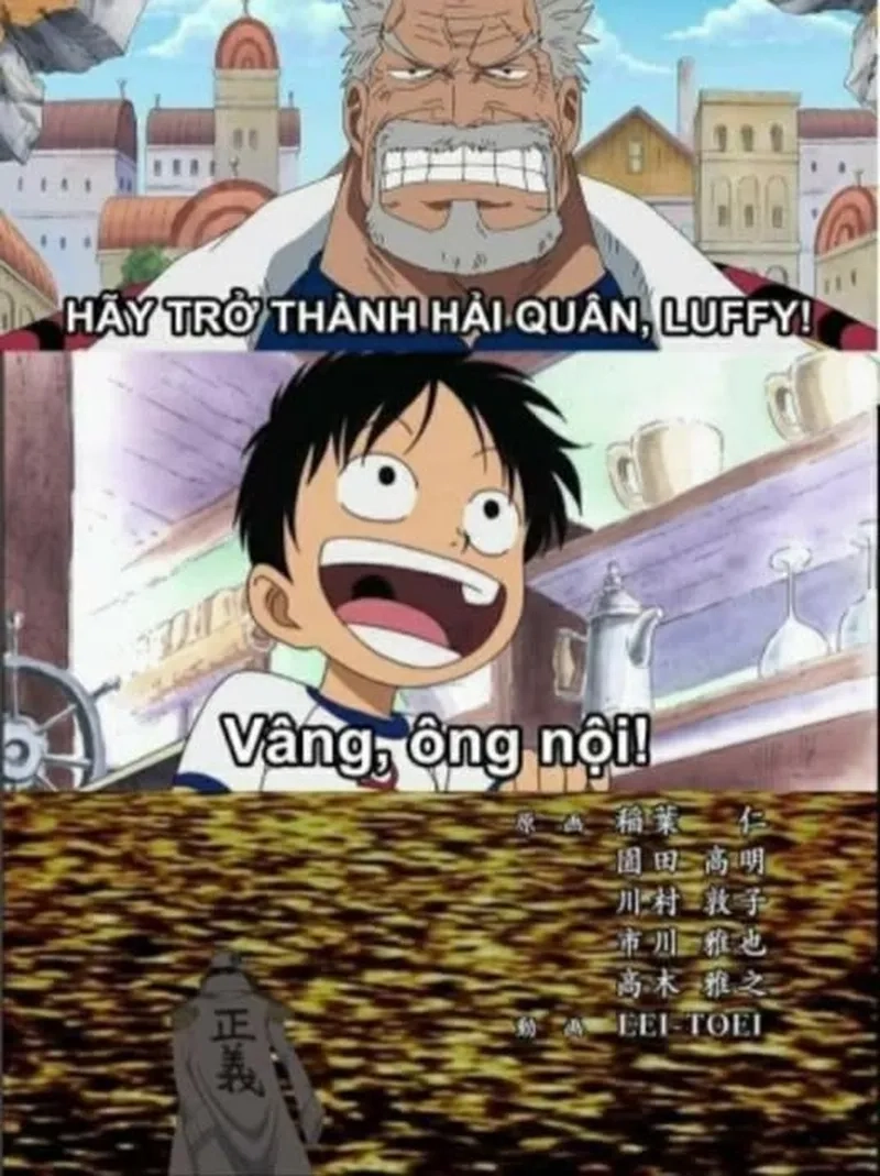 Hải tặc vui nhộn nhờ meme One Piece