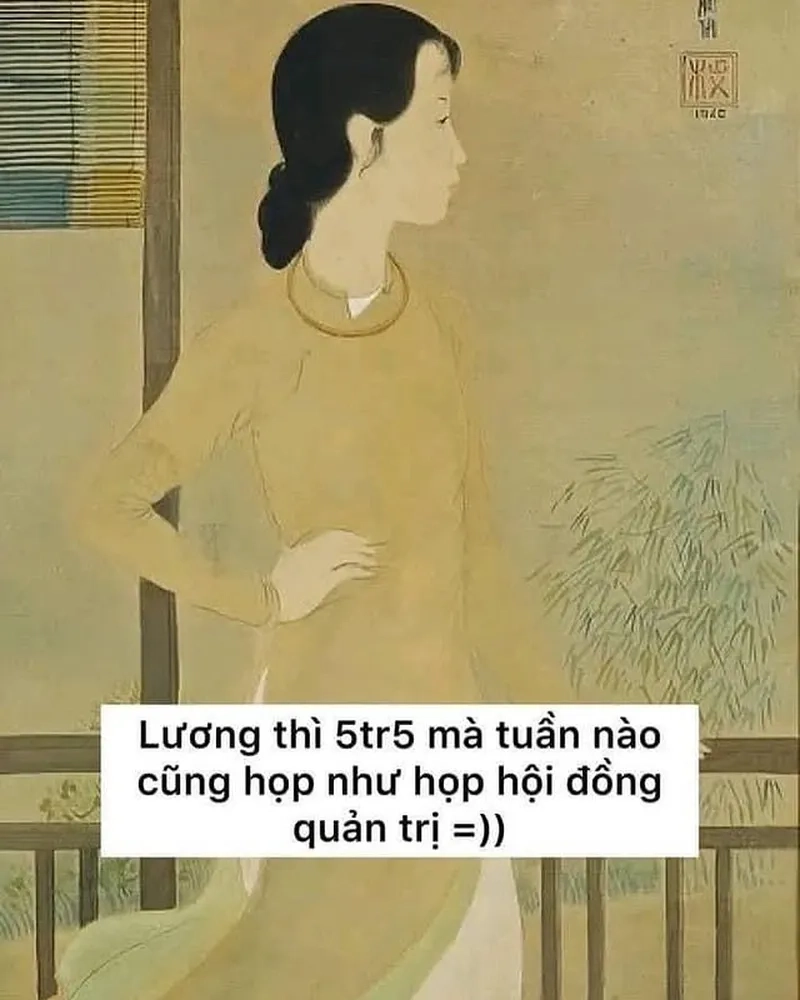 Cuộc họp dài làm tôi chỉ biết meme họp hành