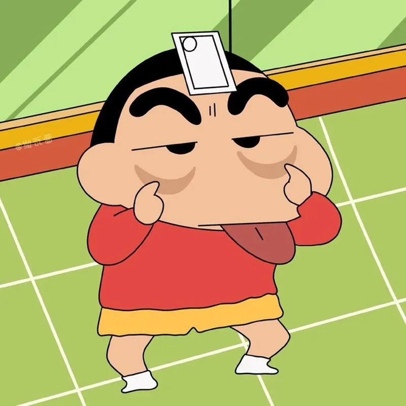 Tập vẽ hài hước với meme Shin bút chì