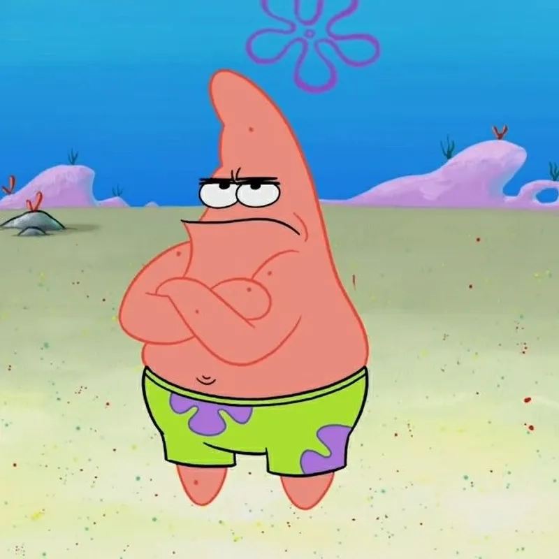 Ngôi sao biển hài hước nhờ meme Patrick ngôi sao