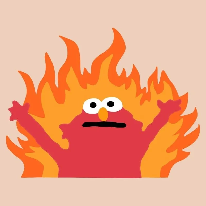 Em bé đỏ Elmo đáng yêu nhờ meme Elmo