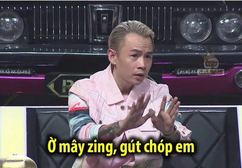 Binz biểu cảm vui nhộn nhờ meme Binz