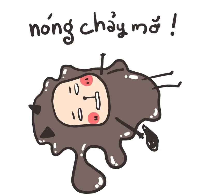 Cười vỡ bụng với meme trời nóng chảy mỡ