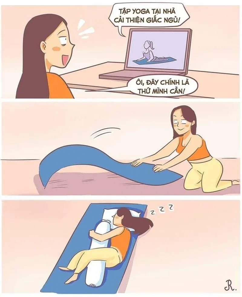 Tràn đầy năng lượng với meme yoga vui tươi và dí dỏm