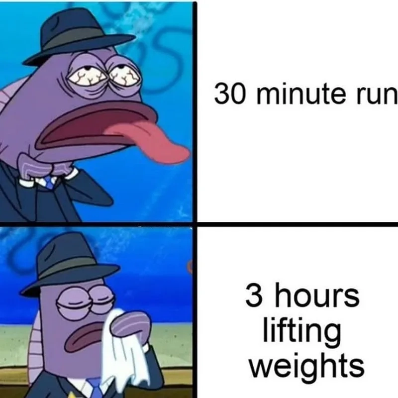 Cardio là bí quyết giảm mỡ hiệu quả meme cardio