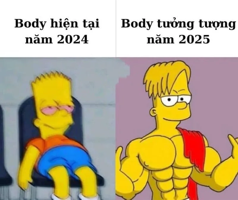 Độ body cần kiên trì mỗi ngày meme 