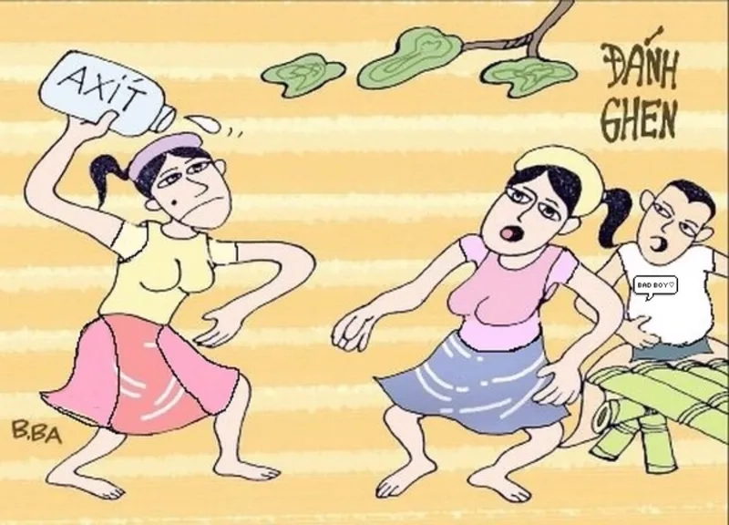 Thấy ghen tuông vui cùng meme ghen tuông