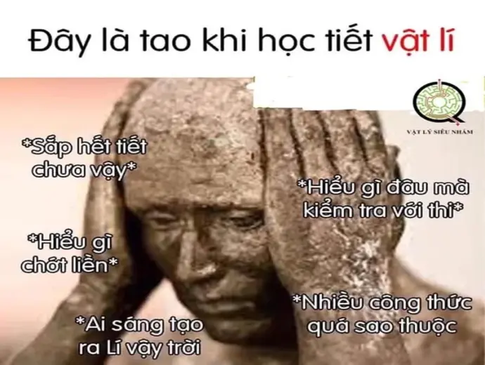 Top ảnh meme các môn học hài hước, vui nhộn cho học sinh