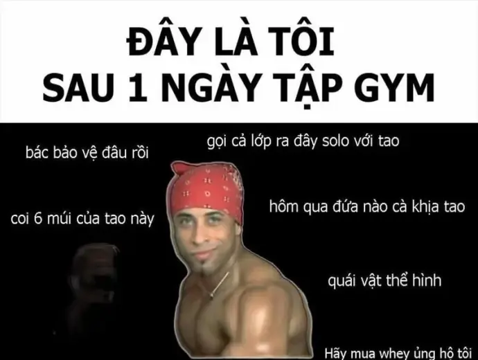 Những meme về tập gym & fitness vừa hài vừa ý nghĩa