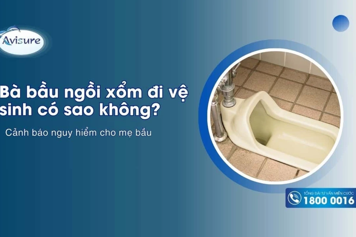 Bà bầu ngồi xổm đi vệ sinh có sao không? Tư thế an toàn cho mẹ