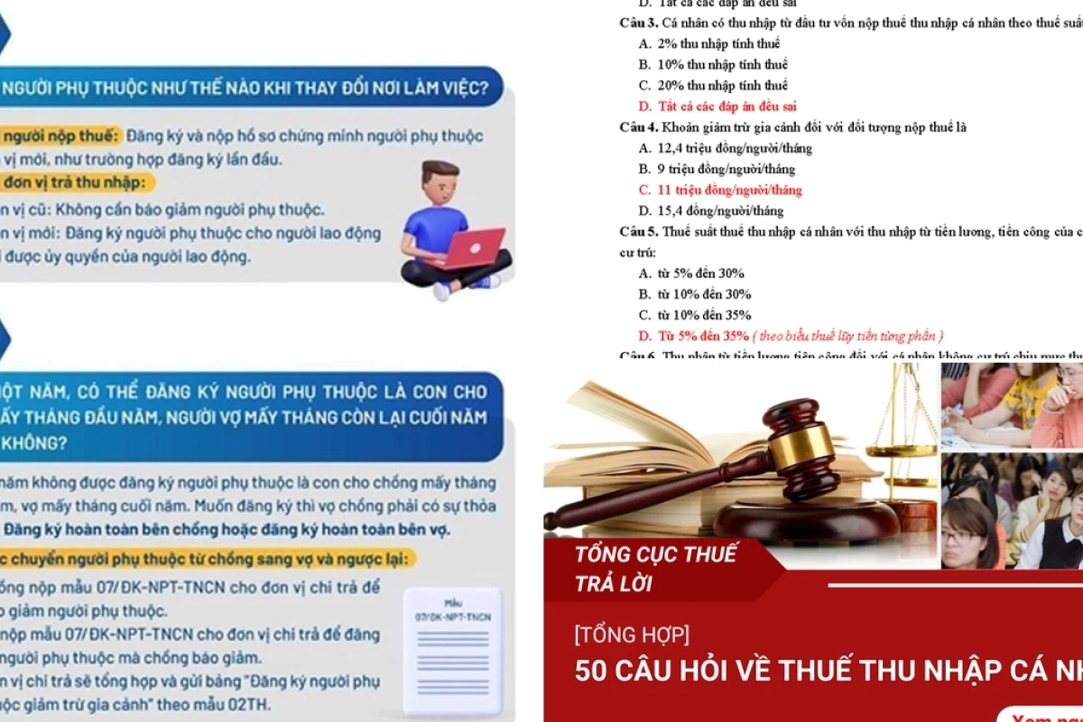 Giải đáp các câu hỏi về thuế thu nhập cá nhân mới nhất năm 2026
