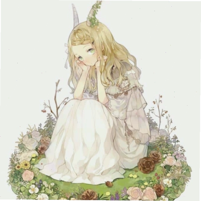 Ảnh anime Ma Kết nữ với nét dịu dàng và đáng yêu
