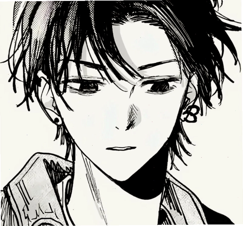 Ảnh anime nam đen trắng 10