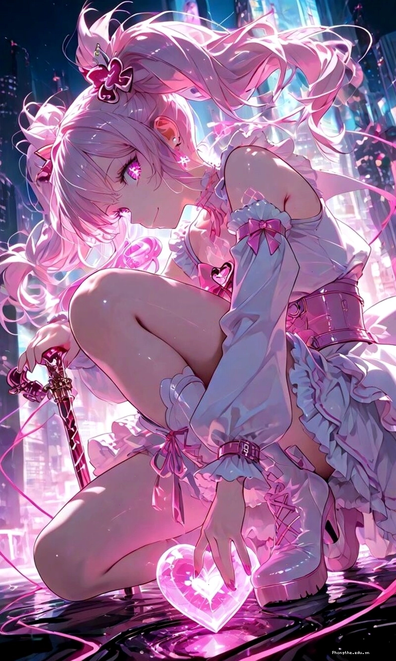 Ảnh anime nữ xinh đẹp ngầu với phong cách urban