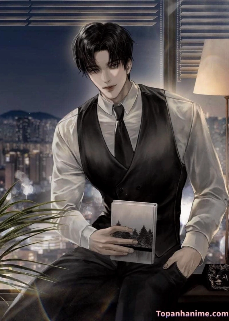 Ảnh anime tổng tài đẹp trai với mái tóc vuốt keo phong cách