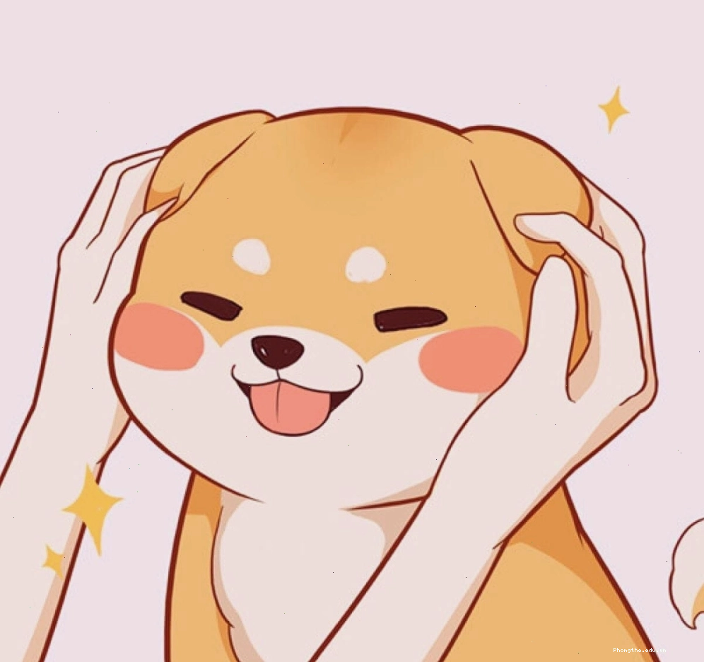 Ảnh avatar chó thể hiện tình yêu với thú cưng