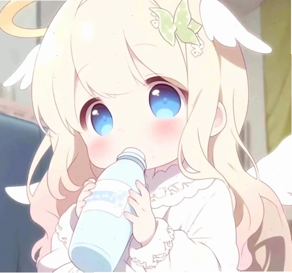 Ảnh chibi nữ cute với nụ cười tỏa nắng