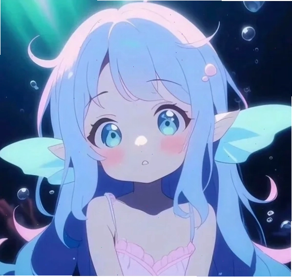Ảnh chibi nữ dễ thương với phụ kiện