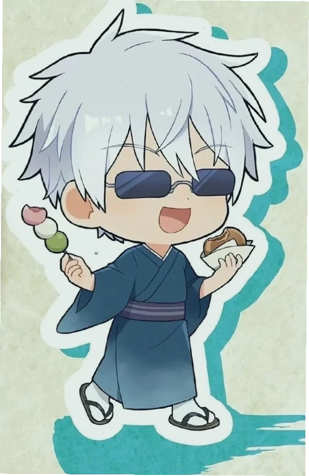 Ảnh Gojo Satoru chibi đẹp mắt
