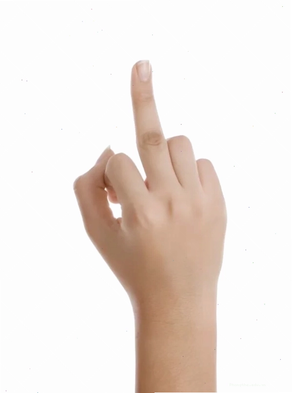 Ảnh meme ngón giữa với biểu cảm gương mặt hài hước