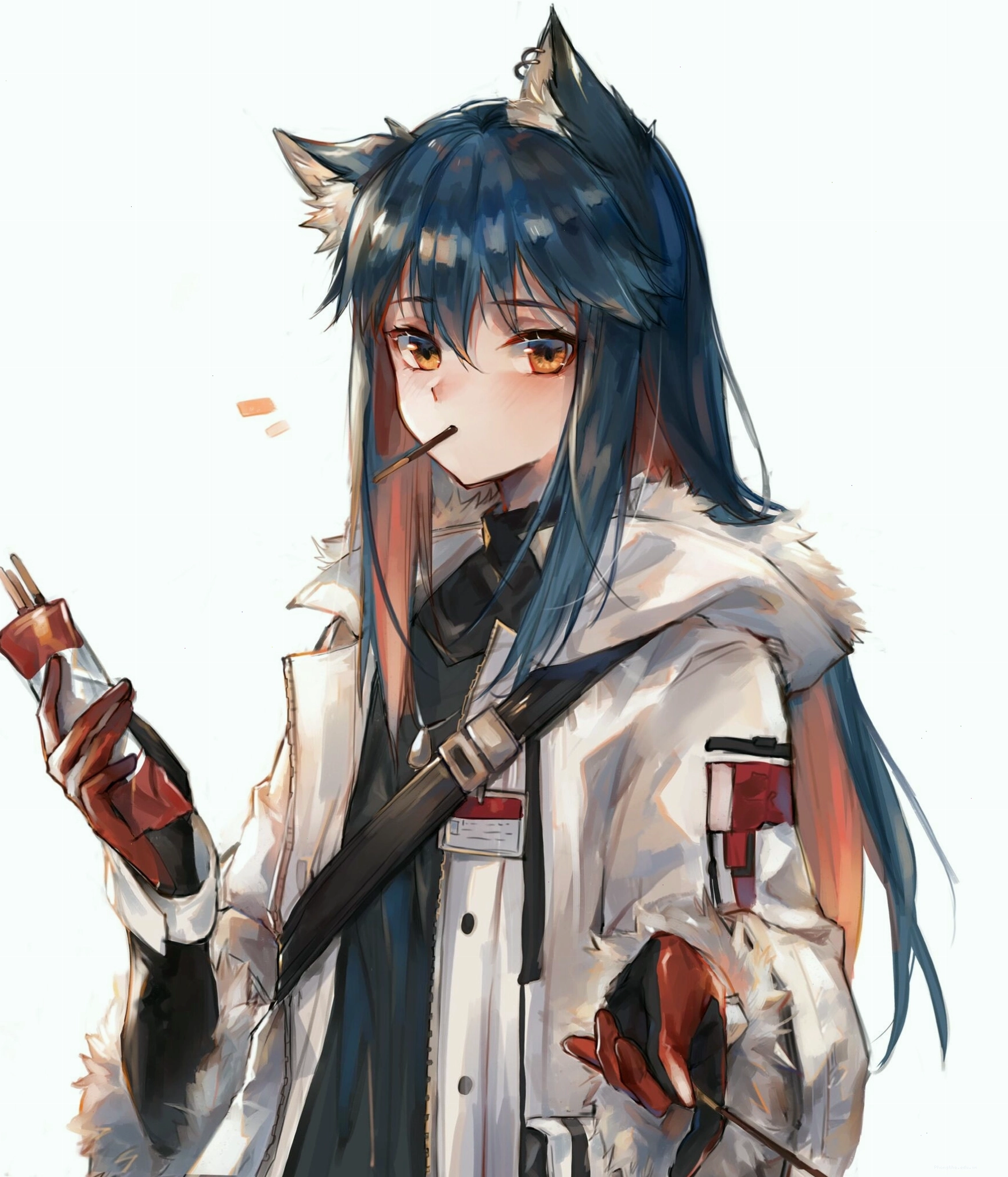 Ảnh mèo anime ngầu với phong thái tự tin
