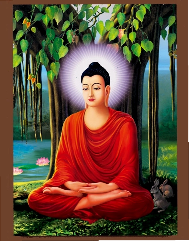 Ảnh Phật Thích Ca Mâu Ni với ánh mắt từ bi và trang nghiêm