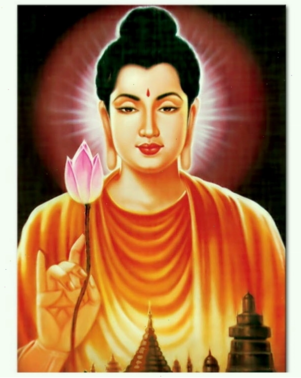 Ảnh Phật Thích Ca trong tư thế thiền định an lạc