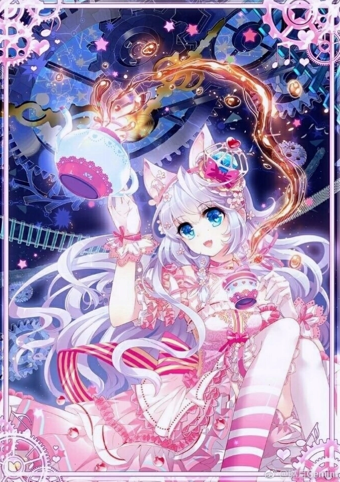 Anime girl trong trang phục thiên thần