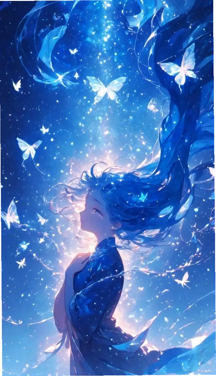 Avatar 3D cô gái màu xanh dương đẹp nhất